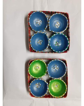 Handmade Decorative Diya Set Handmade Decorative Diya Set